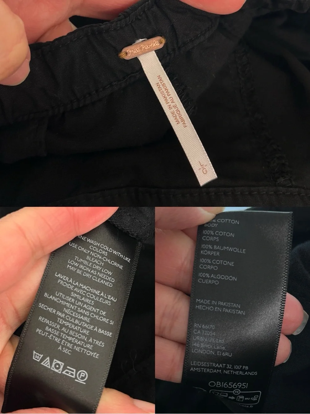 Free People Parachute Pants black size Large